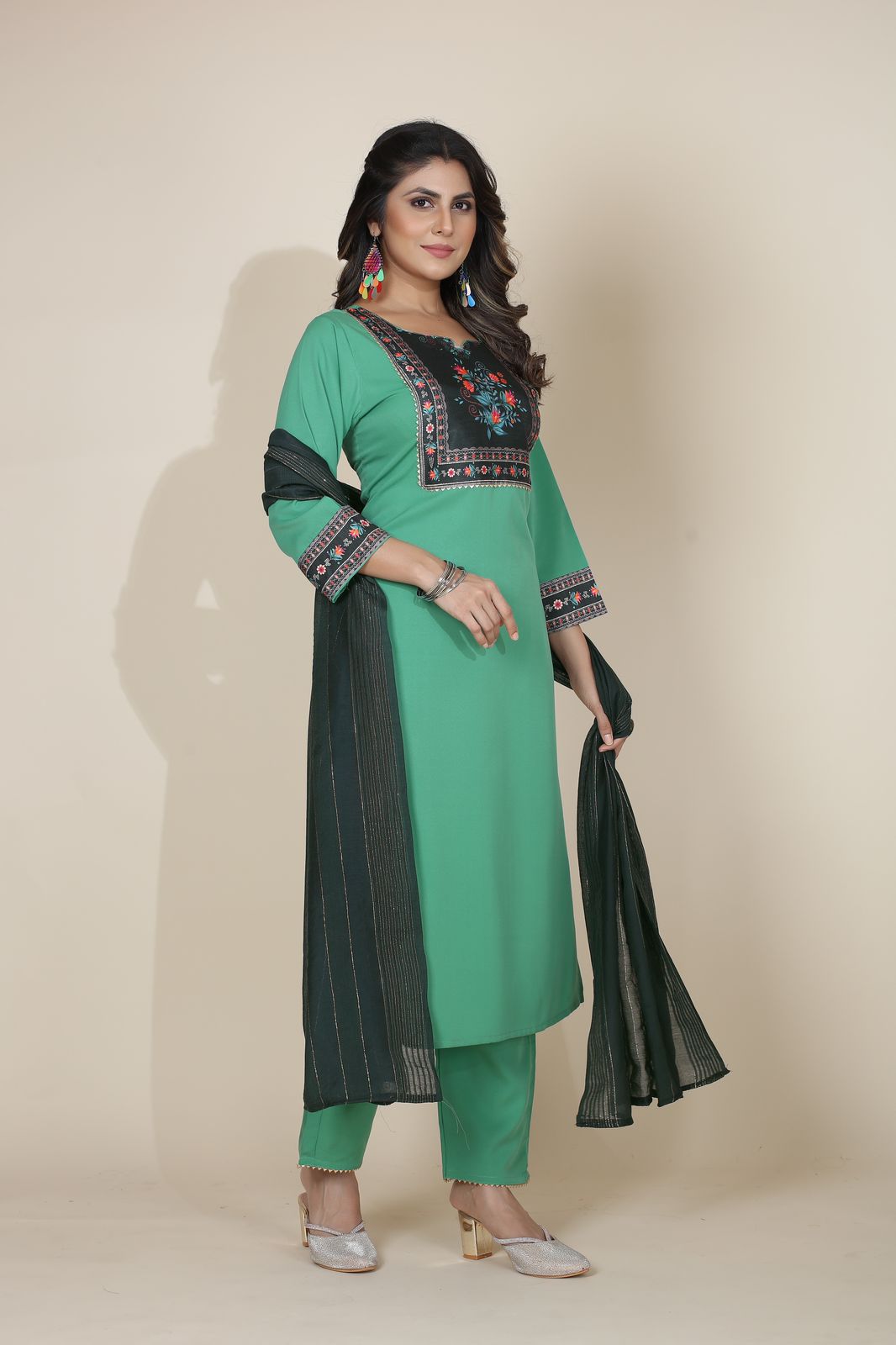 Pooja Plus 2 By Seamore Best Kurti With Bottom Dupatta Wholesale Shop In Surat